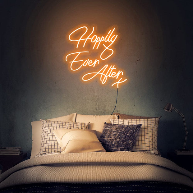 Happily Ever After X Neon Sign