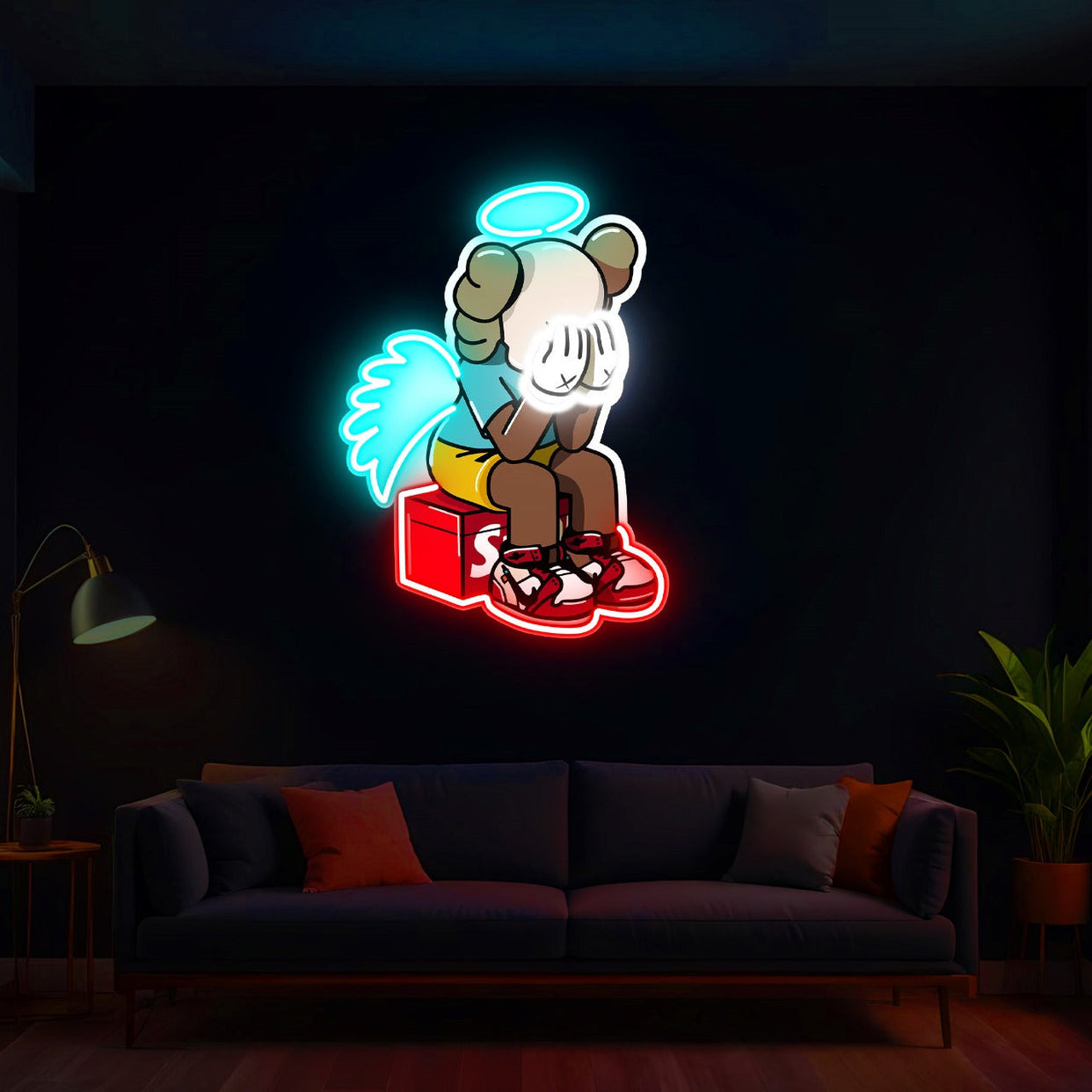 Clown UV Neon Sign