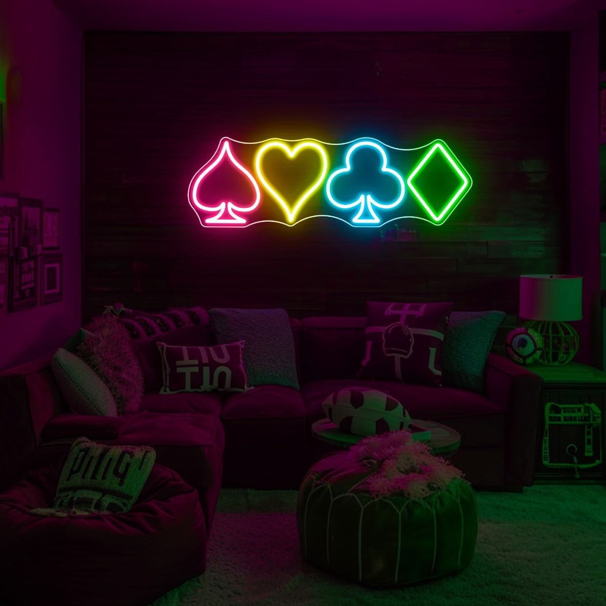 Poker Game Neon sign