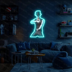 Andy Pubg Character UV Neon Sign Lets Neon