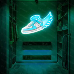 Angel Wing Shoe UV Neon Sign Lets Neon