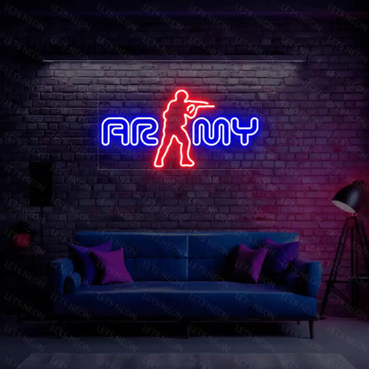 Army Neon Sign Lets Neon