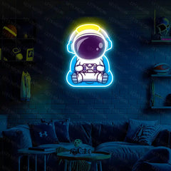 Astronaut Gaming UV Neon Sign Lets Neon