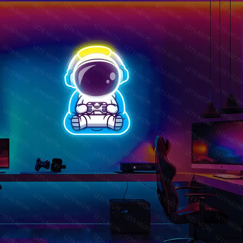 Astronaut Gaming UV Neon Sign Lets Neon