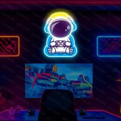 Astronaut Gaming UV Neon Sign Lets Neon