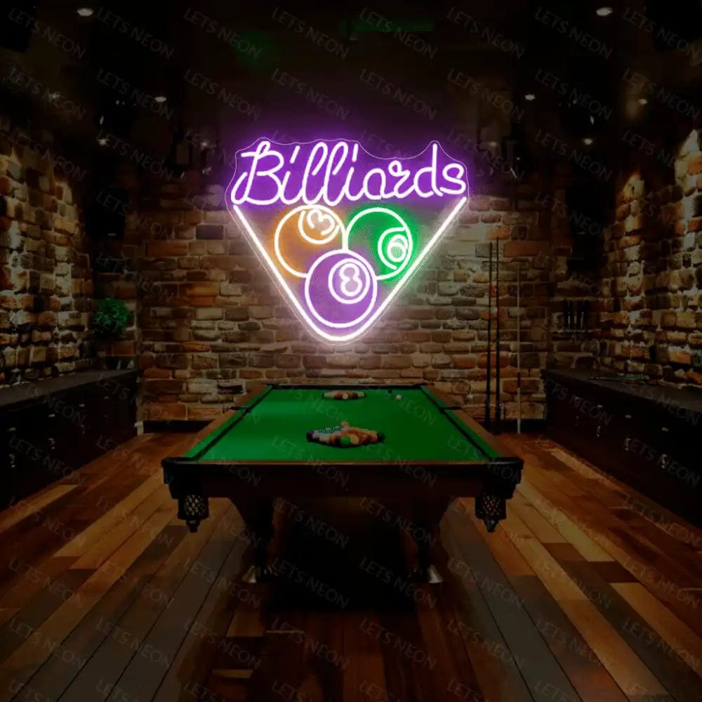 Billiards Neon Sign Lets Neon