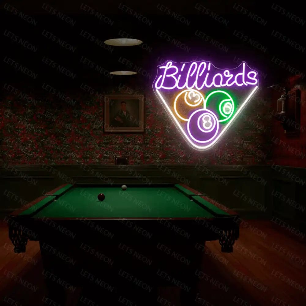 Billiards Neon Sign Lets Neon