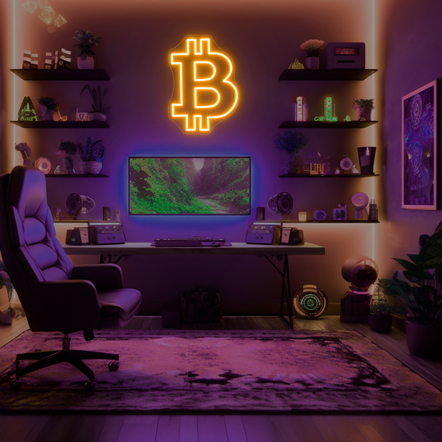 Bitcoin Neon Sign