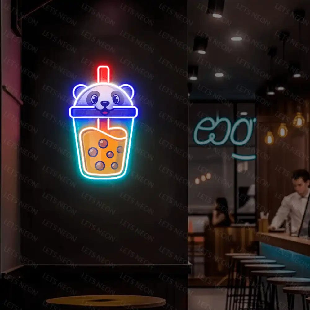 Boba Tea UV Neon Sign Lets Neon