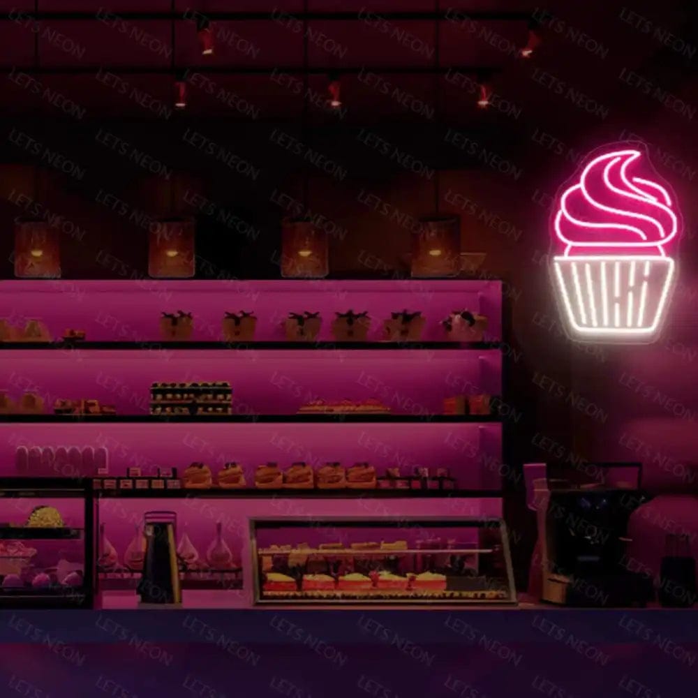 Cup Cake Neon Sign Lets Neon