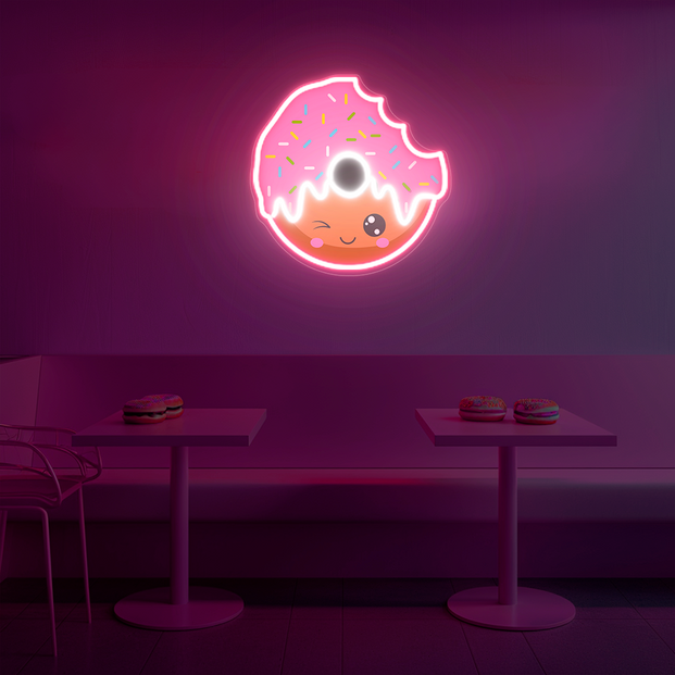 Donut UV Neon Sign