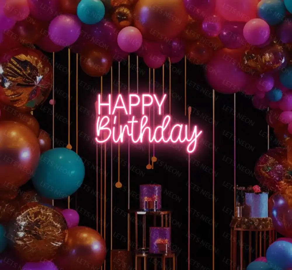 Happy Birthday Neon Sign Lets Neon