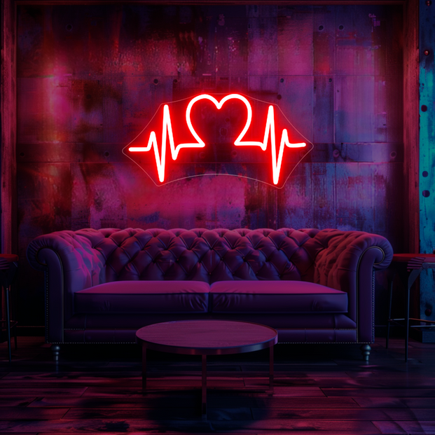 Heartbeat Neon Sign