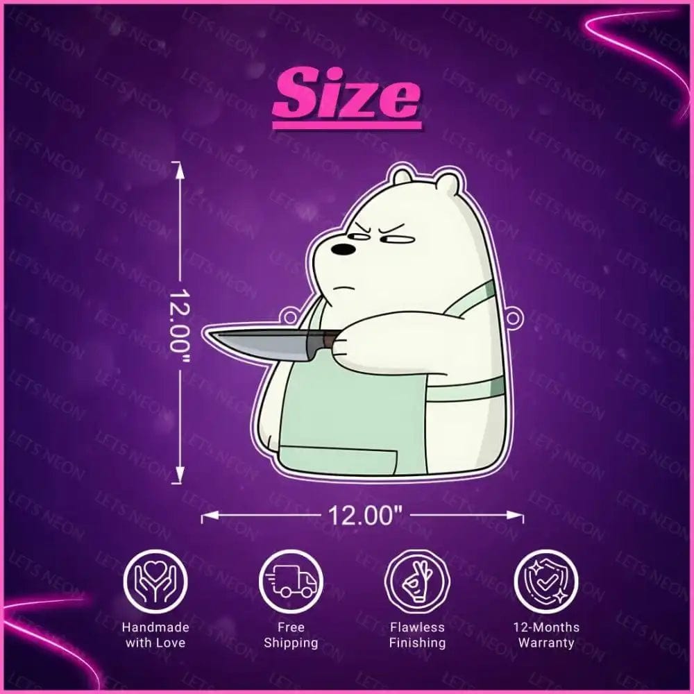 Ice Bear UV Neon Sign Lets Neon