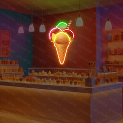 Ice Cream UV Neon sign Lets Neon