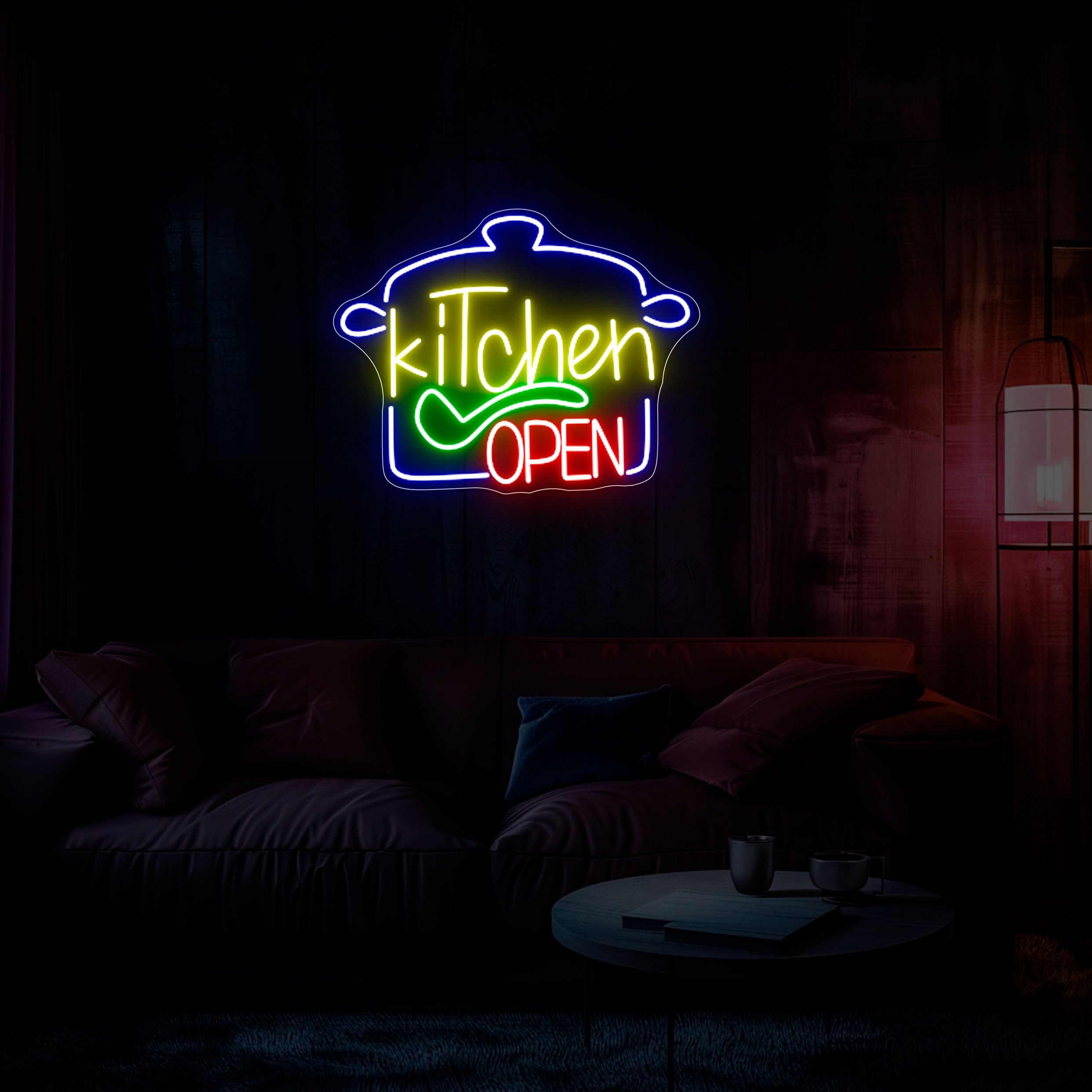 Kitchen Open Neon Sign