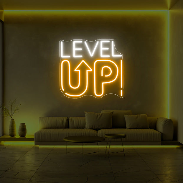 Level Up Neon Sign