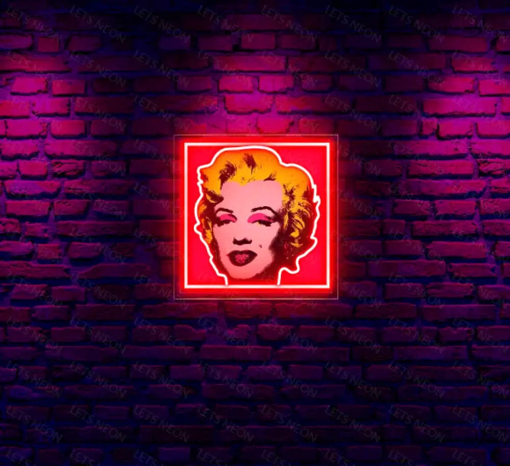 Marilyn Monroe UV Print Neon Sign Lets Neon