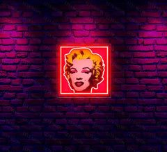 Marilyn Monroe UV Print Neon Sign Lets Neon