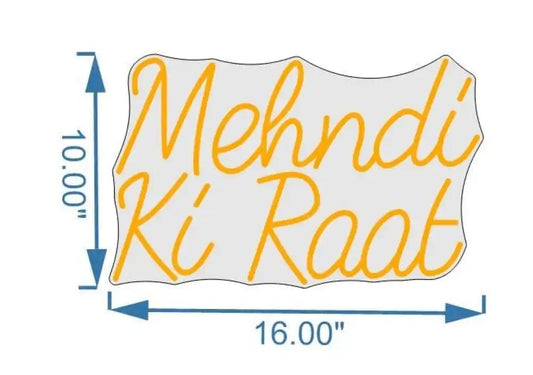 Mehndi Ki Raat Neon Sign Lets Neon