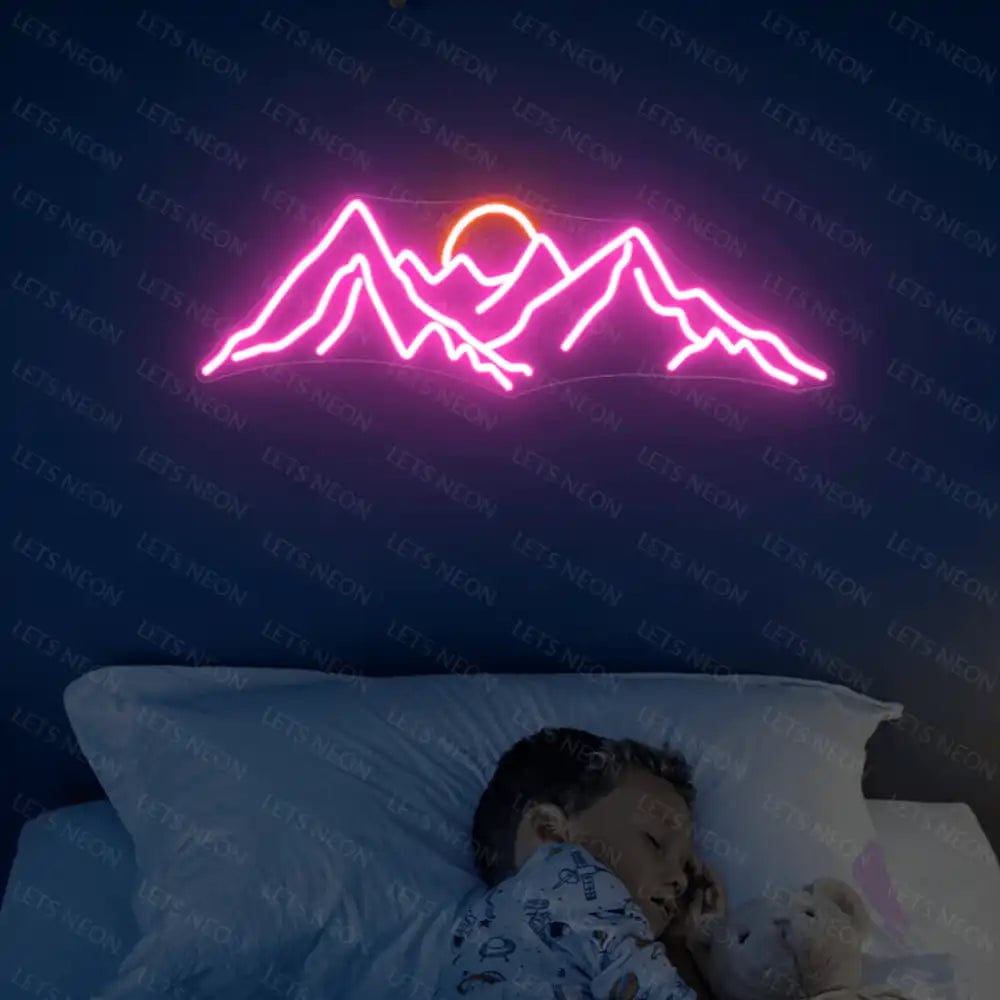 Mountain Sun Neon sign Lets Neon