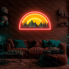 Mountain UV Neon Sign Lets Neon