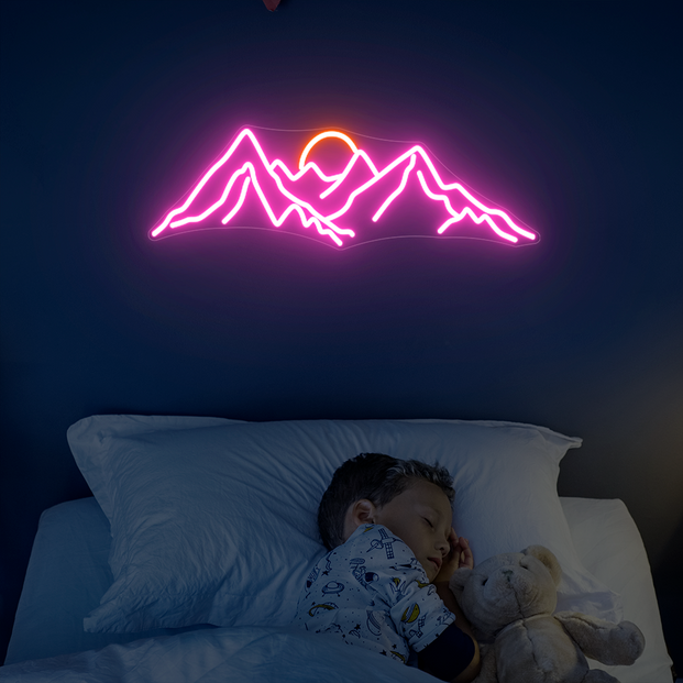 Mountain Sun Neon sign