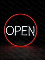 Open Neon Sign Lets Neon