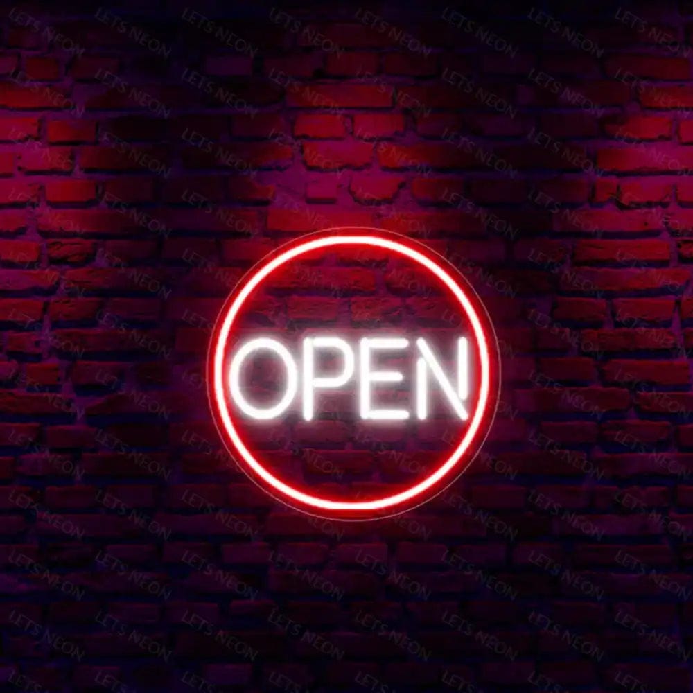 Open Neon Sign Lets Neon