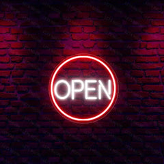 Open Neon Sign Lets Neon