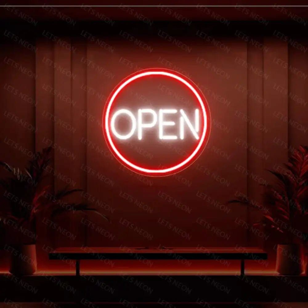 Open Neon Sign Lets Neon