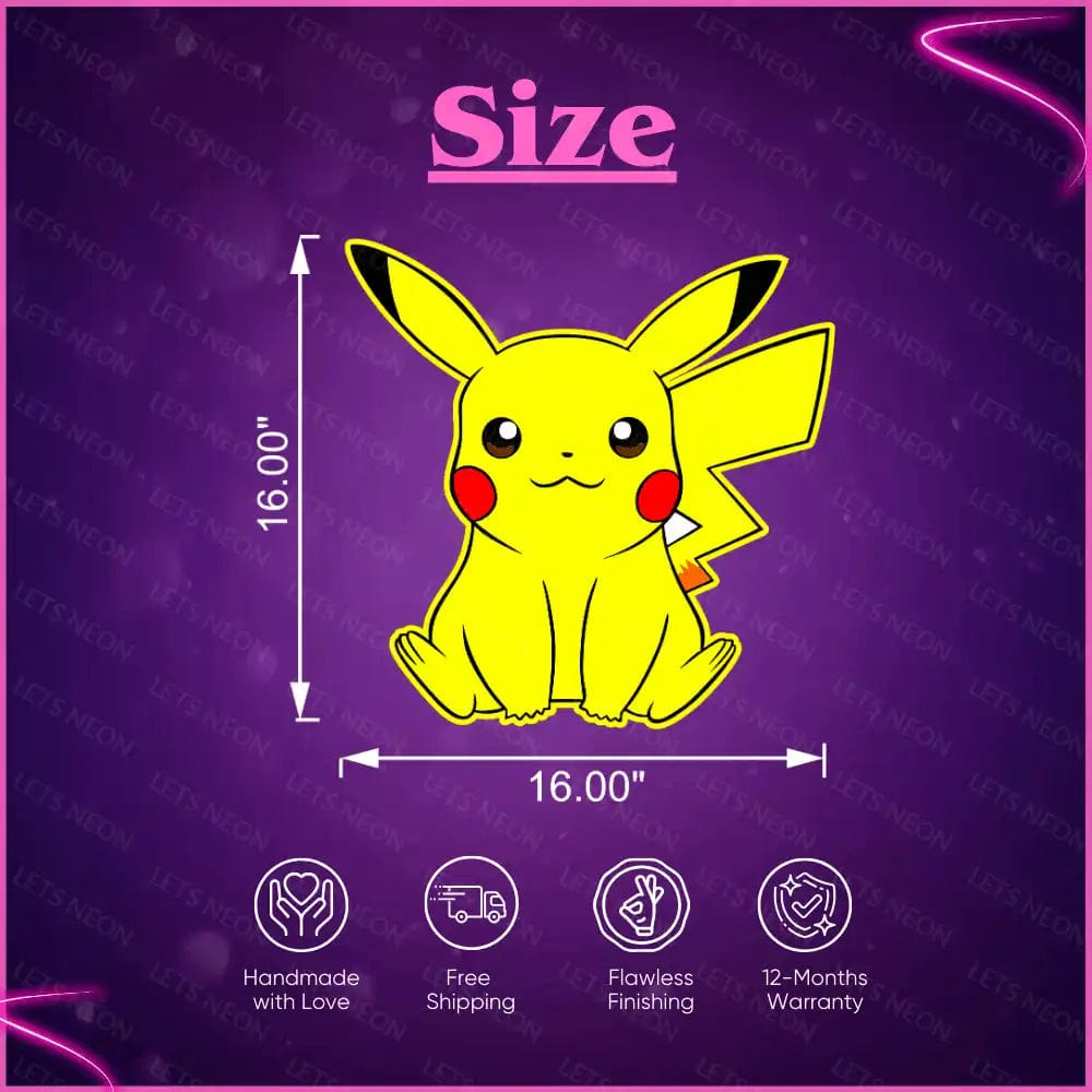 Pikachu UV Neon Sign (Copy) Lets Neon