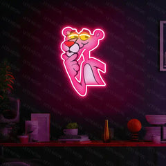 Pink Panther UV Neon Sign Lets Neon