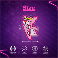 Pink Panther UV Neon Sign Lets Neon