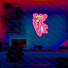 Pink Panther UV Neon Sign Lets Neon