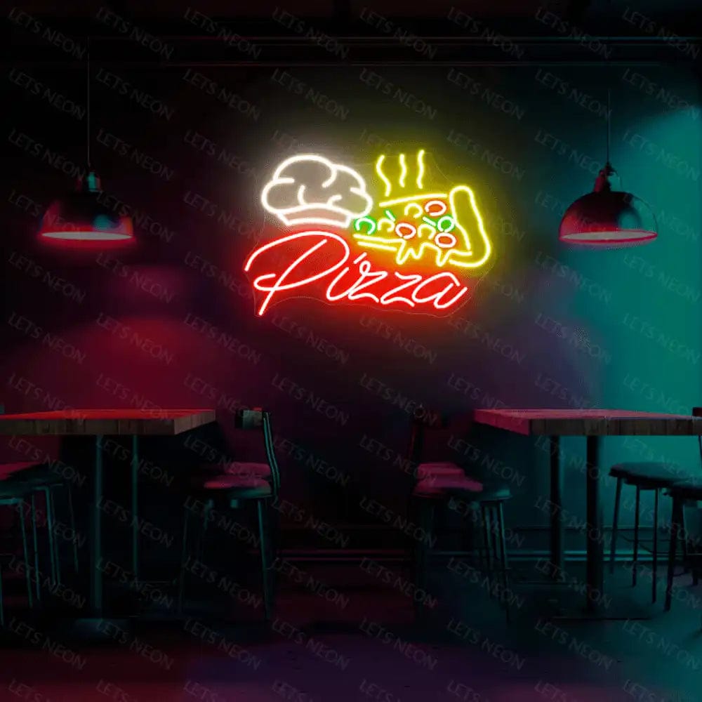 Pizza Slice Neon Sign Lets Neon