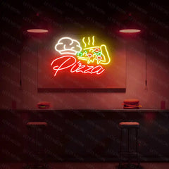 Pizza Slice Neon Sign Lets Neon