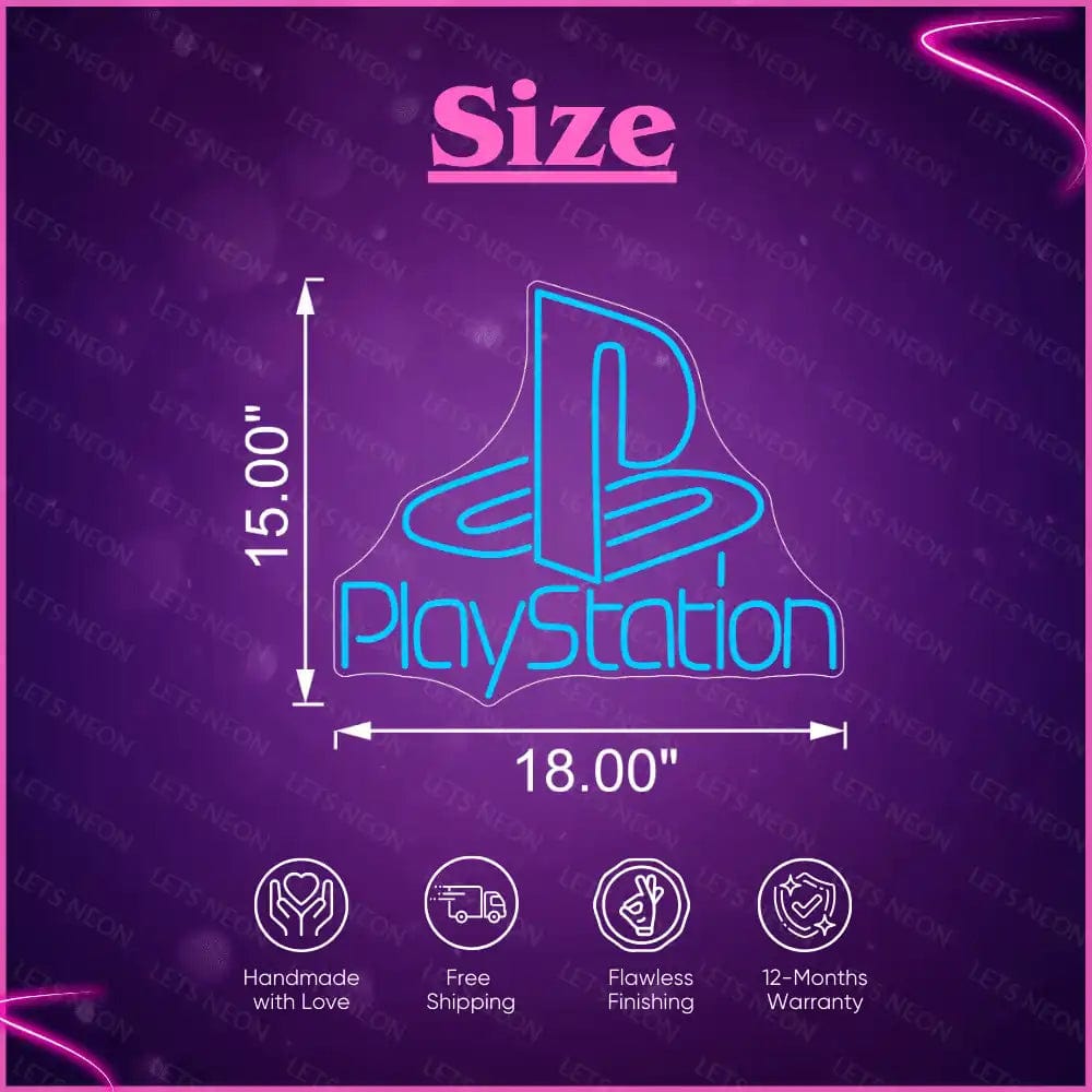 Play Station Neon Sign (Copy) Lets Neon