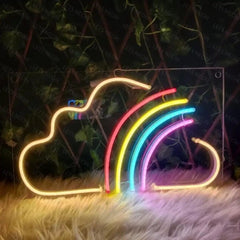 Rainbow Cloud Neon Sign Lets Neon