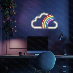 Rainbow Cloud Neon Sign Lets Neon