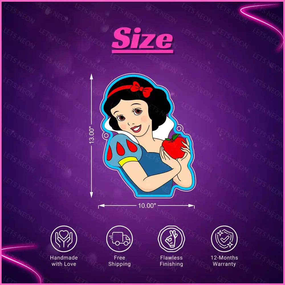 Snow White UV Neon Sign Lets Neon