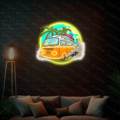 Travel Bus UV Neon Sign Lets Neon