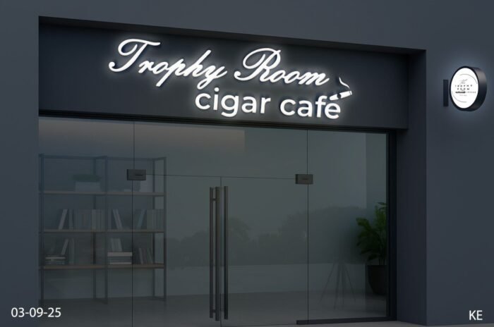 Frontlit sign backboard