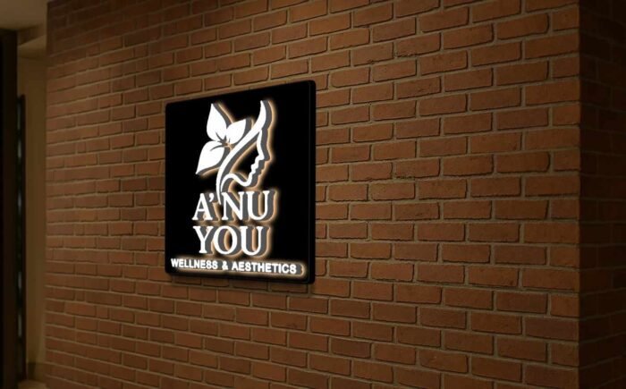 Custom 3d metal backlit sign ( KATHY)