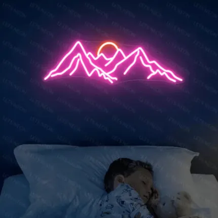 Mountain Sun Neon sign