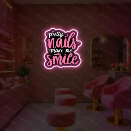 Pretty Nails UV Neon Sign