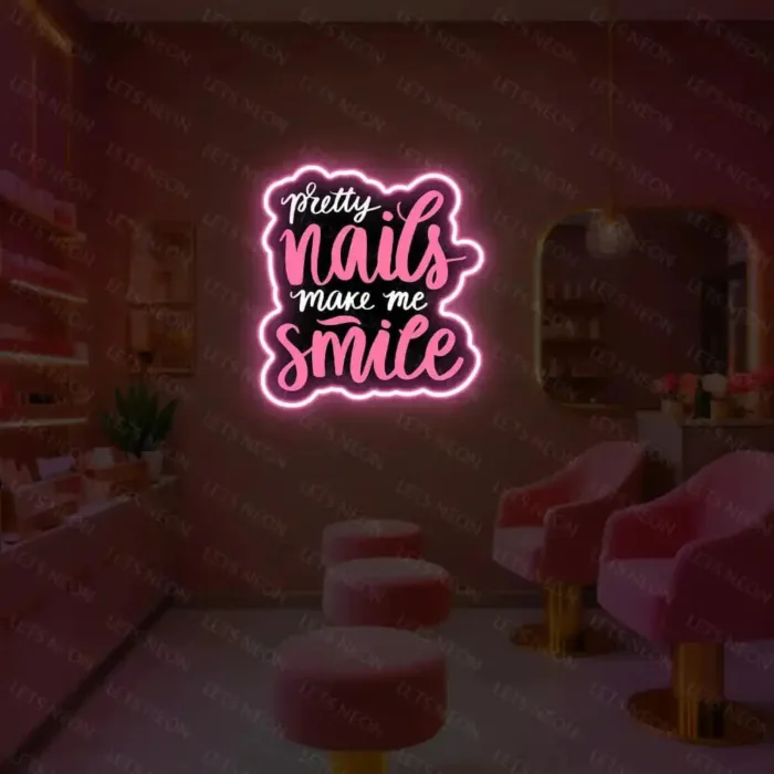 Pretty Nails UV Neon Sign