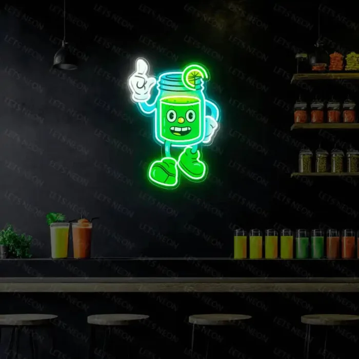 Smoothie UV Neon Sign