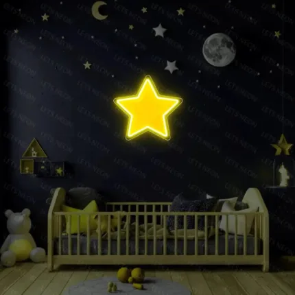 Star UV Neon Sign
