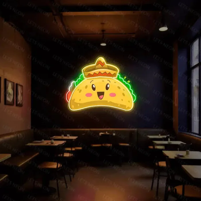 Tacos UV Neon Sign